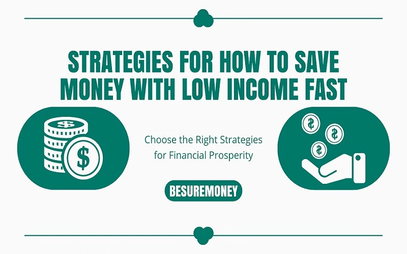 Strategies for how to save money with low-income fast